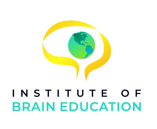 IBE Symbol: Green earth is inside of a bright golden brain